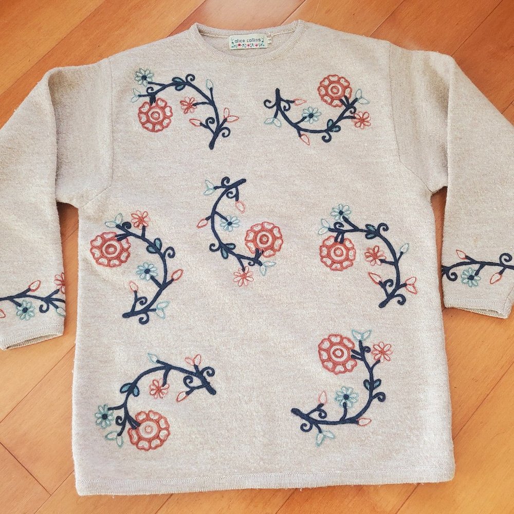 Lambswool sweater, Scotland, 6-8